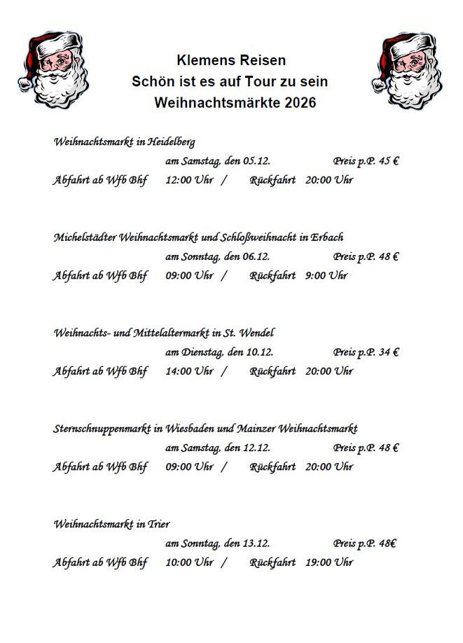 Weihnachtsmärkte Flyer1 2026