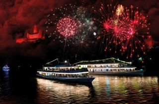 Rhein in Flammen, Koblenz, Deutschland