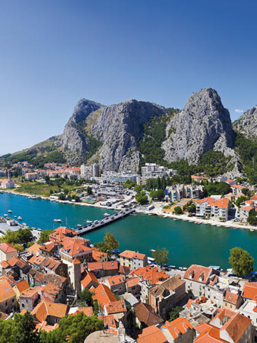 Town Omis in Croatia